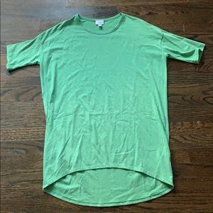 Lularoe oversized heathered green tee-shirt